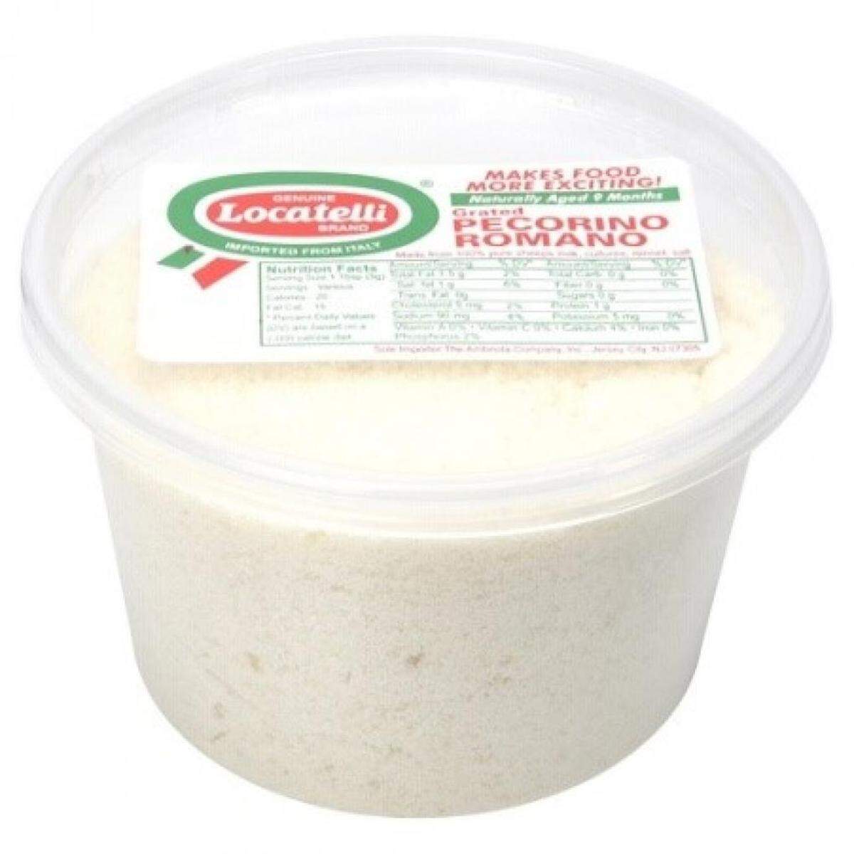 Locatelli Grated Pecorino Romano Cheese sold at Wegmans.