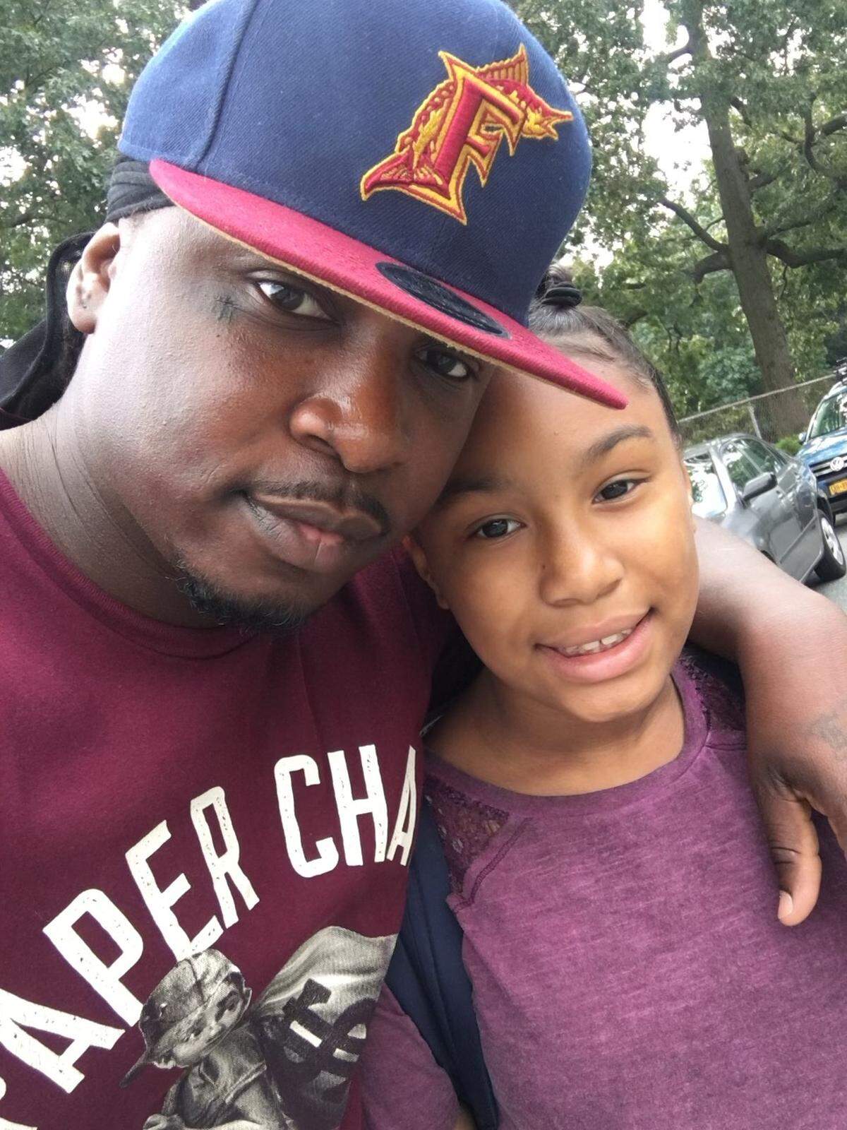 Thierry Bastien and his daughter pose for a selfie in an undated photo.