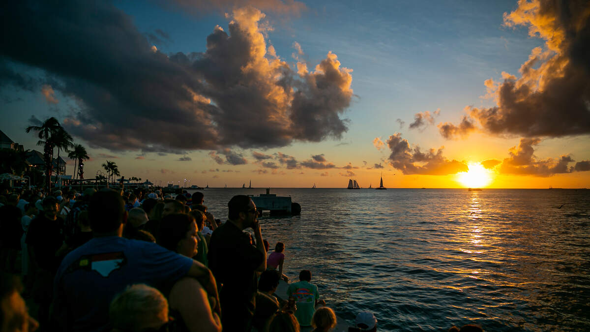 Atardecer en Key West, Florida. Archivo.