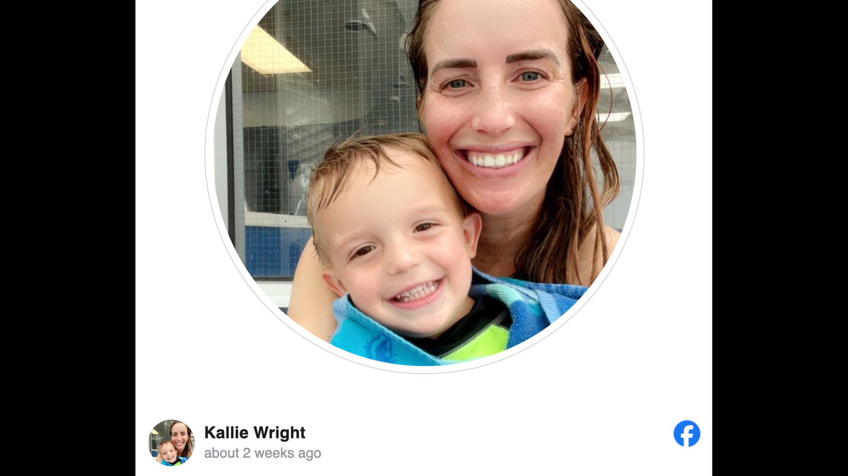 On May 21, 3-year-old Levi Wright was riding his toy tractor when it went into a creek near his Utah home.