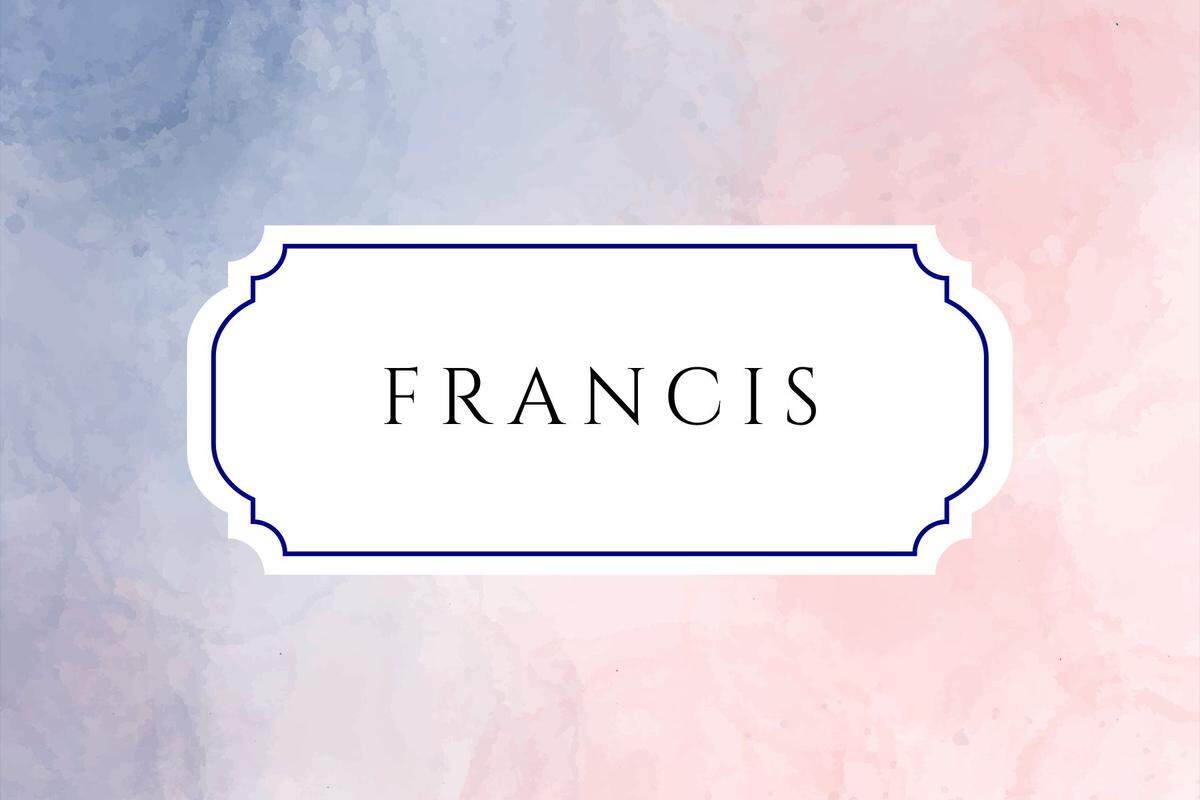 names that mean freedom francis