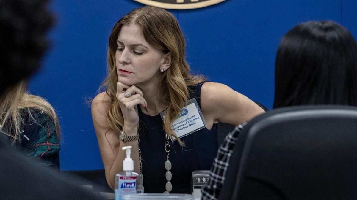 Christina White, la supervisora de elecciones del Condado Miami-Dade, en una foto 20 de octubre de 2022, en Doral, Florida. 