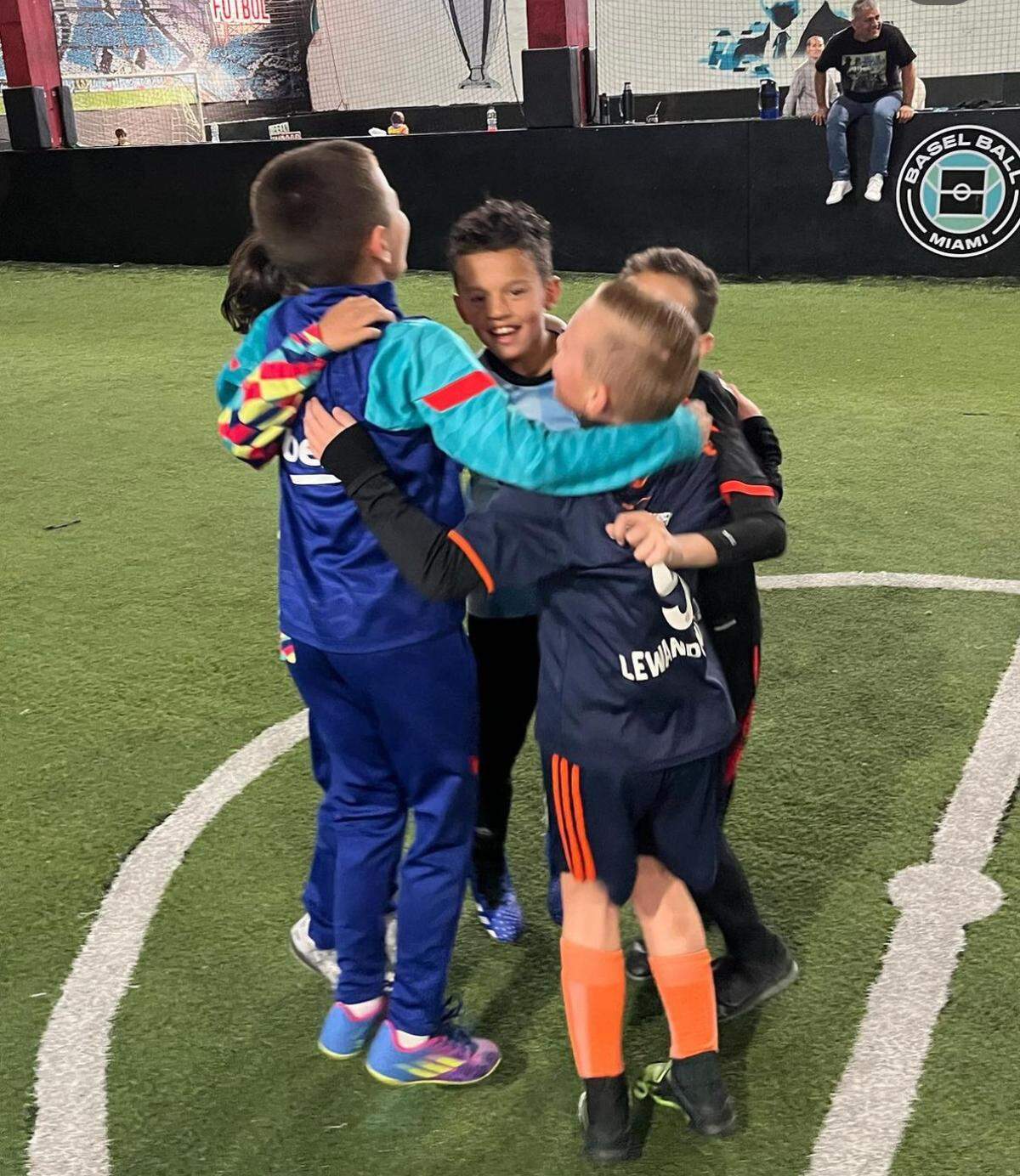 Kids pick up game at Urban Indoor Futbol in Miami.