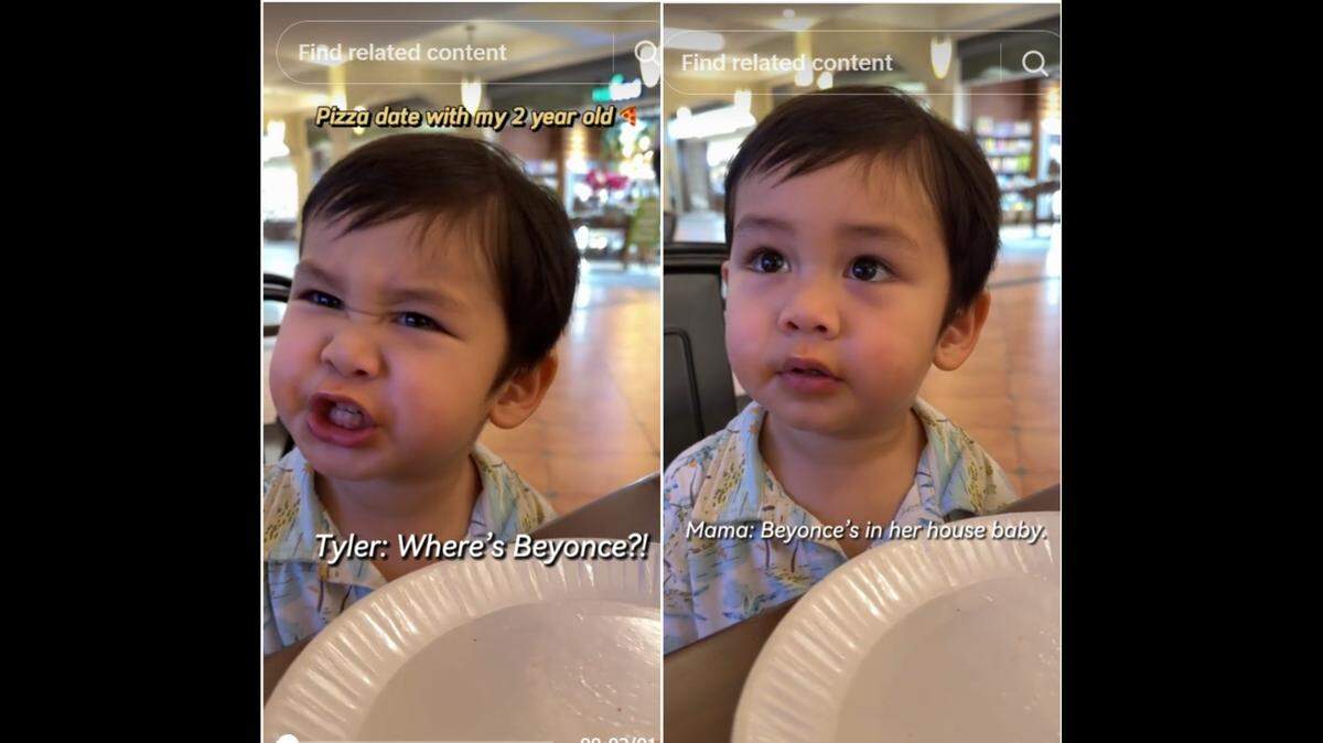 “She’s my friend! I want to meet her,” the adorable little boy pleaded to his mother over pizza.