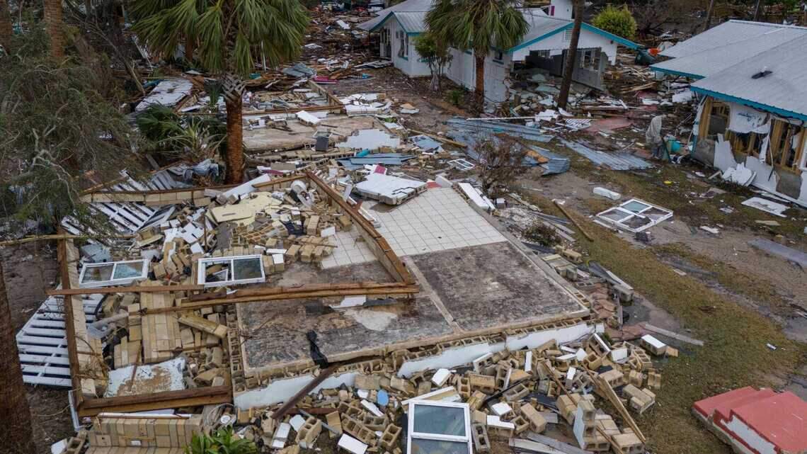 DeSantis, Kemp skip presidential visit as Biden flies over site of Helene’s landfall