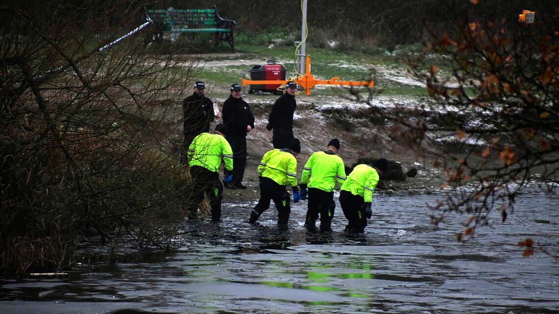 Three young boys died and a fourth remains in critical condition after they fell into into an icy lake in the U.K., officials say.