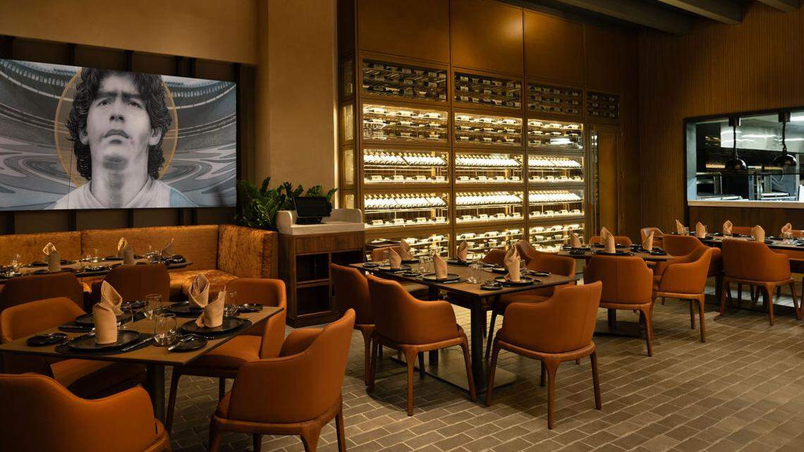 The dining room at 1986 Steak House, opening in Coconut Grove.