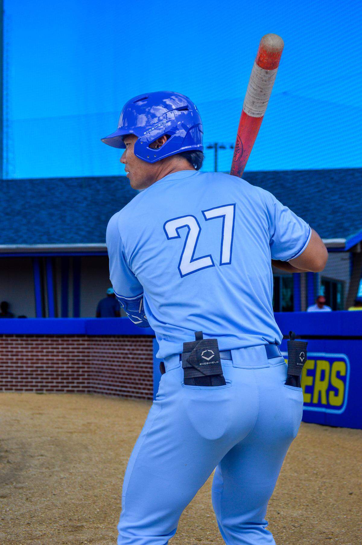Miami Dade College’s Wooyeoul Shin, a 6-0, 220-pound outfielder/infielder from South Korea, is batting .390 with a team-high 14 homers this season.