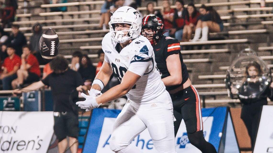 FIU tight end Jackson Verdugo: A young dad and possibly a young phenom, too
