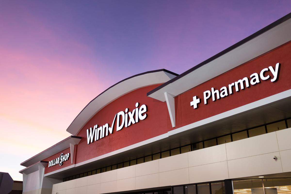 Winn-Dixie is continuing to monitor the ongoing pandemic with customers and associates in mind, a company spokeswoman said regarding plastic partitions at customer service stations on March 18, 2022.