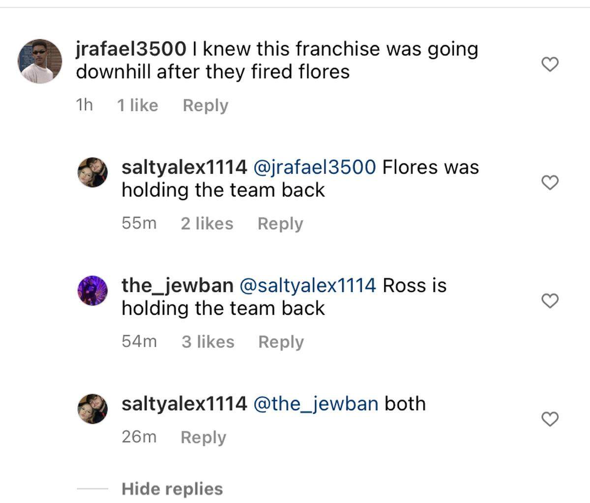 Dolphins fans on Instagram snarl over the whole tampering episode involving owner Stephen Ross and former coach Brian Flores.