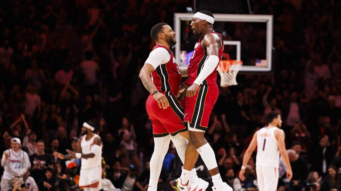 El Heat le gana la partida a los Suns con remontada y un final épico que frena racha adversa