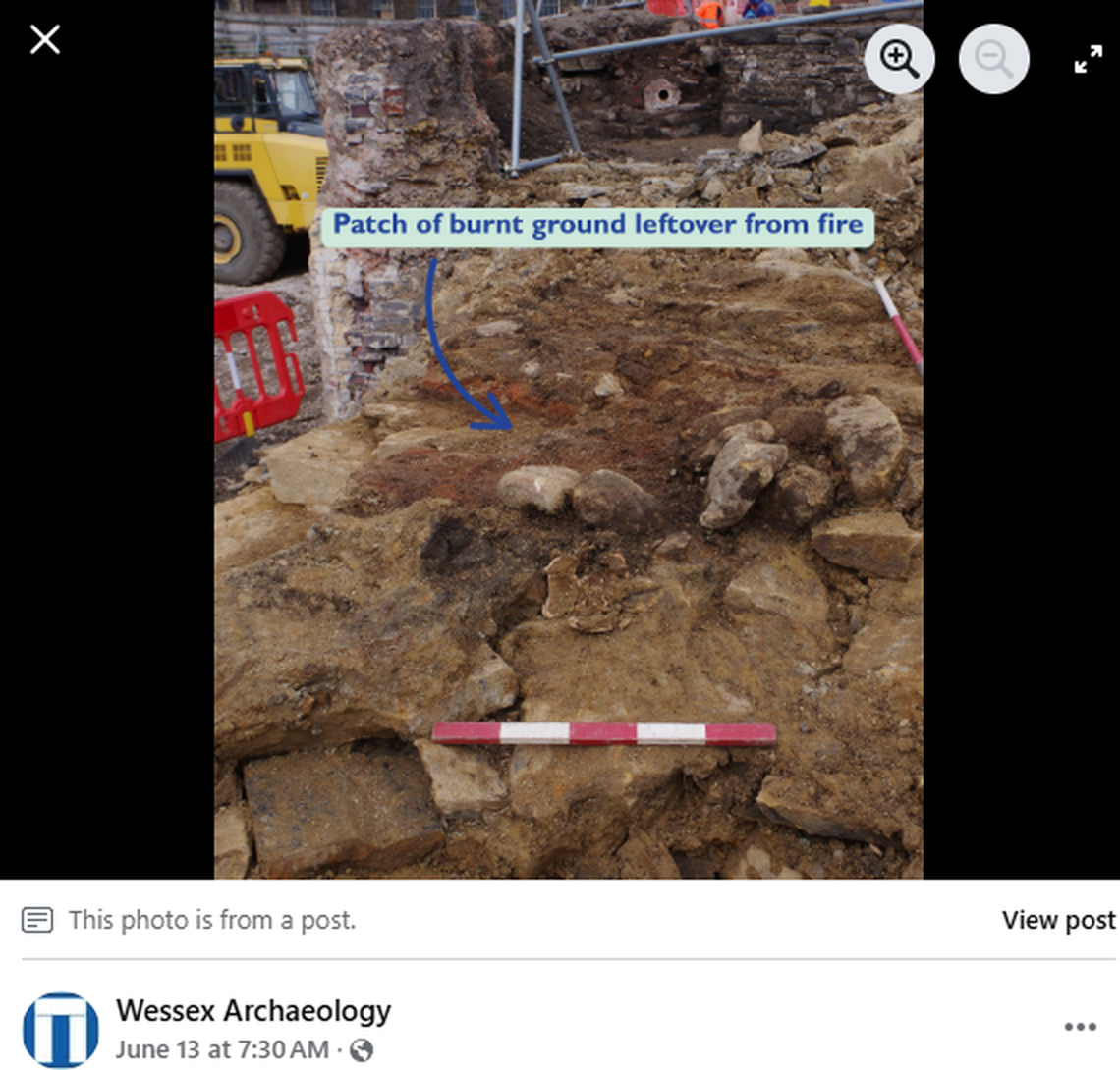 Archaeologists used archaeomagnetic dating to determine when the fire was used.