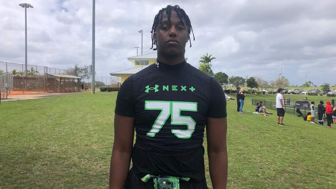 Elite DL Derrick LeBlanc ready to visit Miami again. Aaron Feld is key in his recruitment