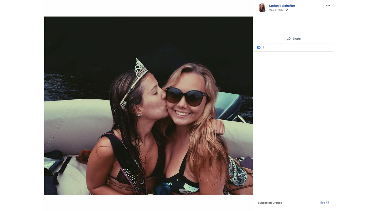 Stefanie Schaffer (right), identified as a victim of a boat explosion in the Bahamas, is a lifelong dancer who lost both of her legs in the accident, family members said. The tour boat, which was off the coast of Exuma, was carrying 12 people. One died.