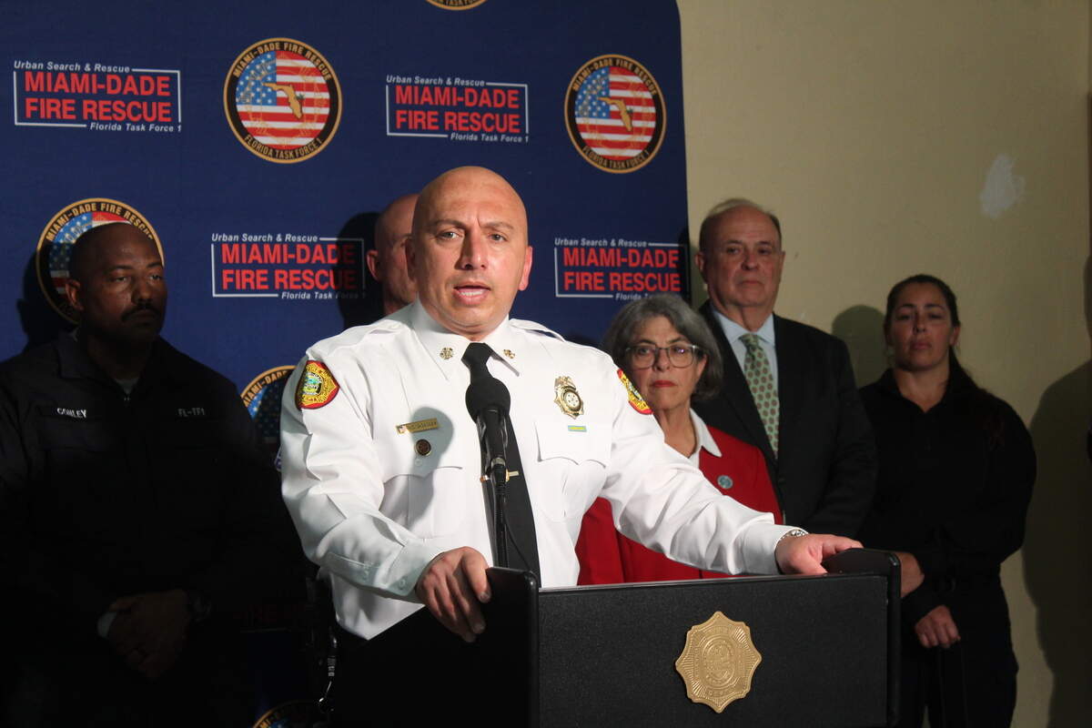 “It’s extremely important for us to show that we are helping not just here, but we could extend that help to our brothers and sisters and families over in Venezuela,” said Miami-Dade Fire Rescue Chief Raied “Ray” Jadallah.