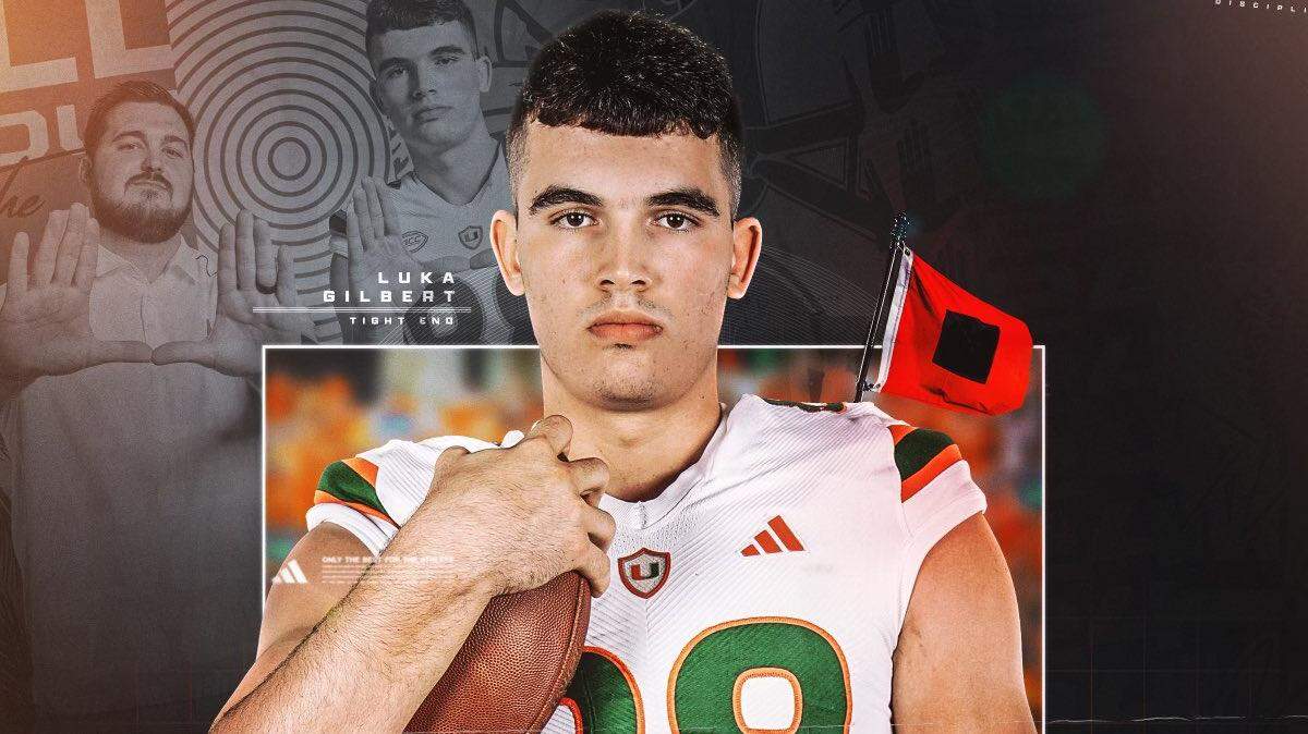 TE Luka Gilbert committed to UM on April 8, 2024