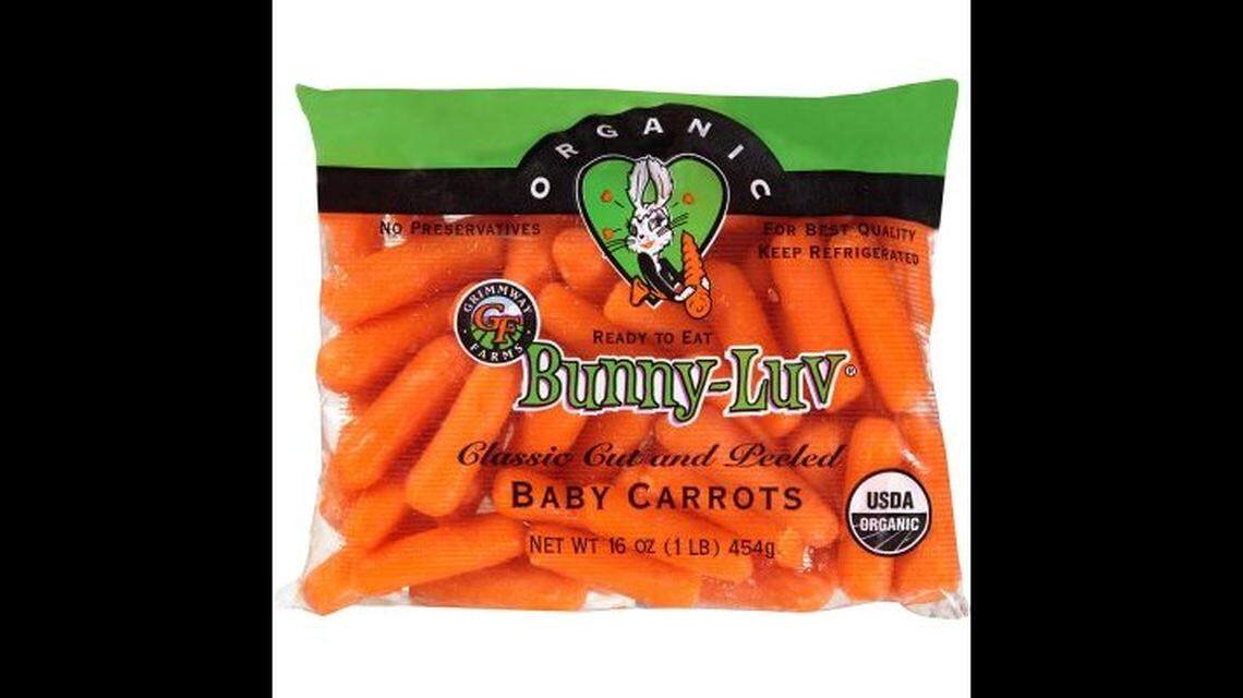 Bunny Luv Organic Cut and Peeled Baby Carrots
