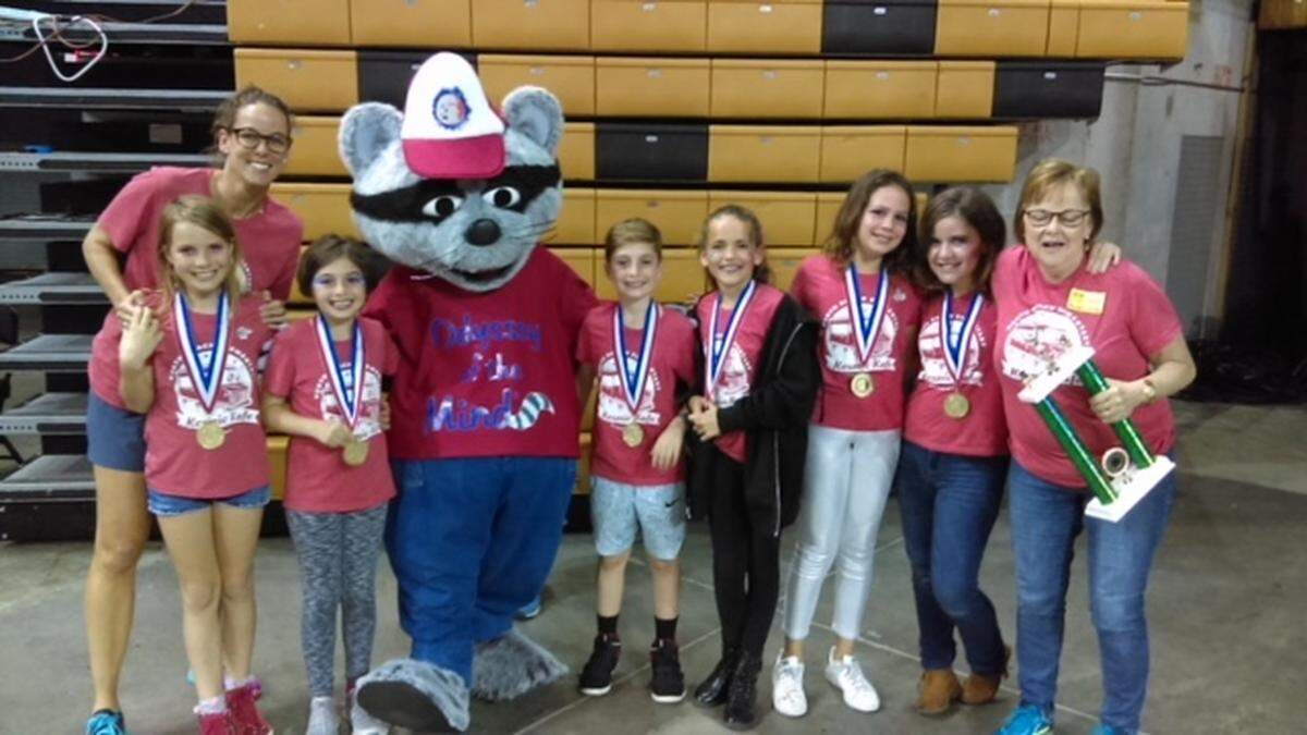 Alexia Karpawich, Madeline Benitez, Drea Buchman, Emilia Moritz, Max Feldman and Ellie Feldman of North Beach Elementary School will compete in the Odyssey of the Mind’s World Finals Competition on May 22–27 at Iowa State University.