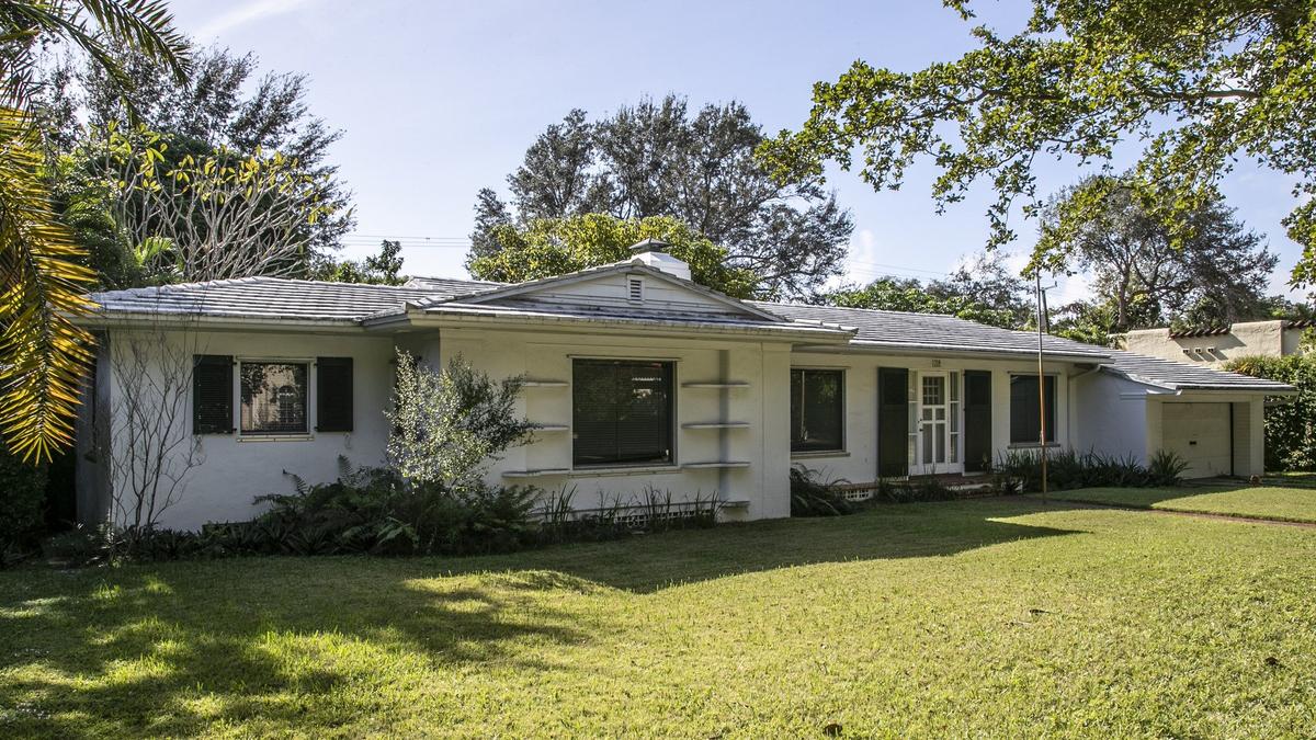This 1937 ranch house by noted Miami architect Russell Pancoast is up for historic designation by the city of Coral Gables..