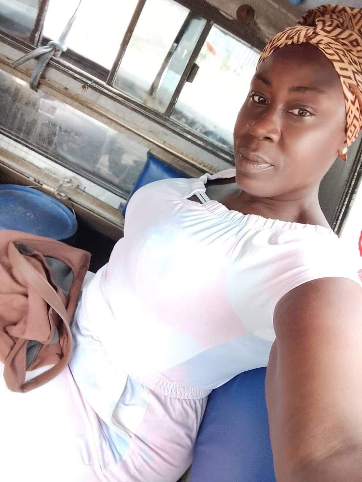 Johane Morel &nbsp;— who was deported from Florida to Haiti, where she hadn’t lived since childhood and doesn’t speak the language&nbsp;— poses for a selfie in Cap-Haïtien, Haiti.
