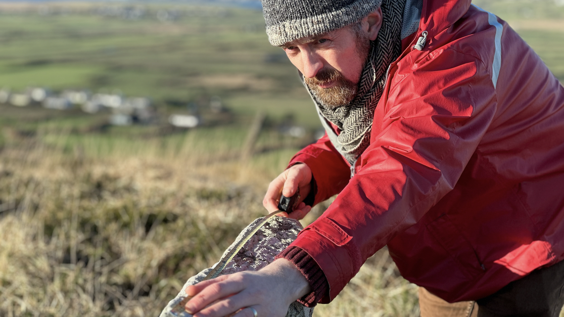 A folklorist and professor in Ireland discovered a 4,000-year-old tomb that was thought to be missing and destroyed, he said.