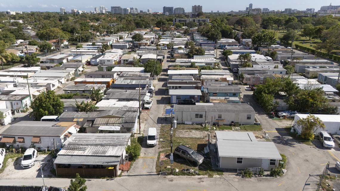 More than 200 families living in Little Havana's Silver Court Mobile Home Park are being forced to leave their homes, raising concerns about displacement and the impact of their lives in Miami, Florida, on Friday, April 17, 2026.
