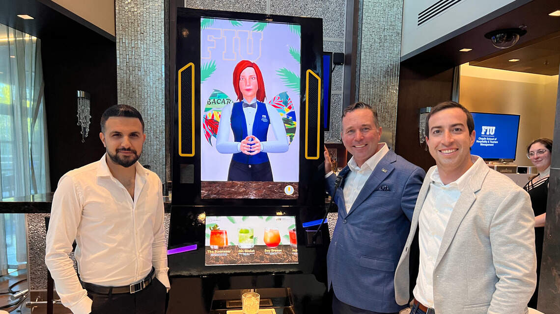 She makes 120 cocktails an hour and tells bad jokes. Meet your new robot bartender