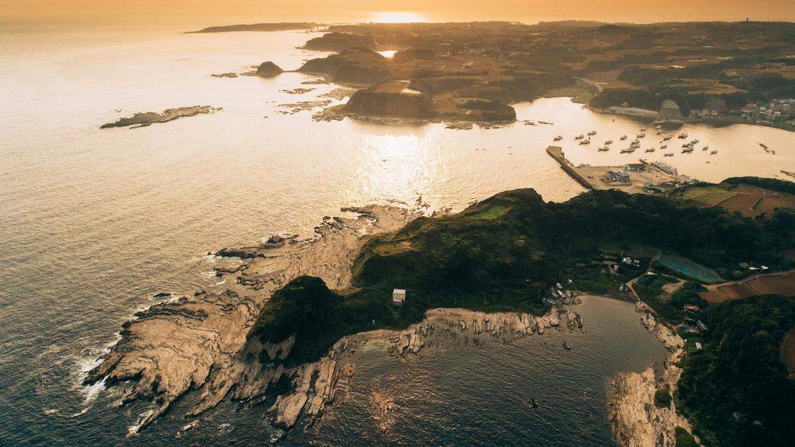 Off the Pacific Coast of Japan, a fishing boat caught a red sea creature.