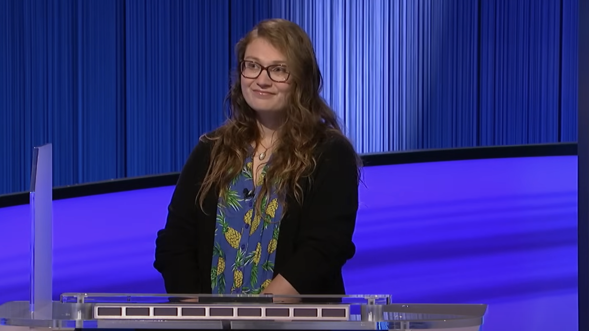 Heather Ryan as a contestant on “Jeopardy!”