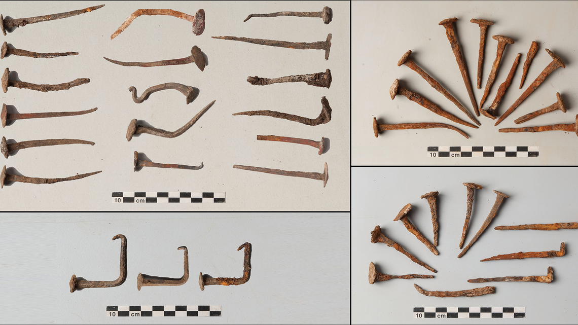Bent and twisted nails found near human remains buried at an ancient Roman site in Turkey were likely used to prevent “restless dead” from returning and harming the living, according to a recently published study.