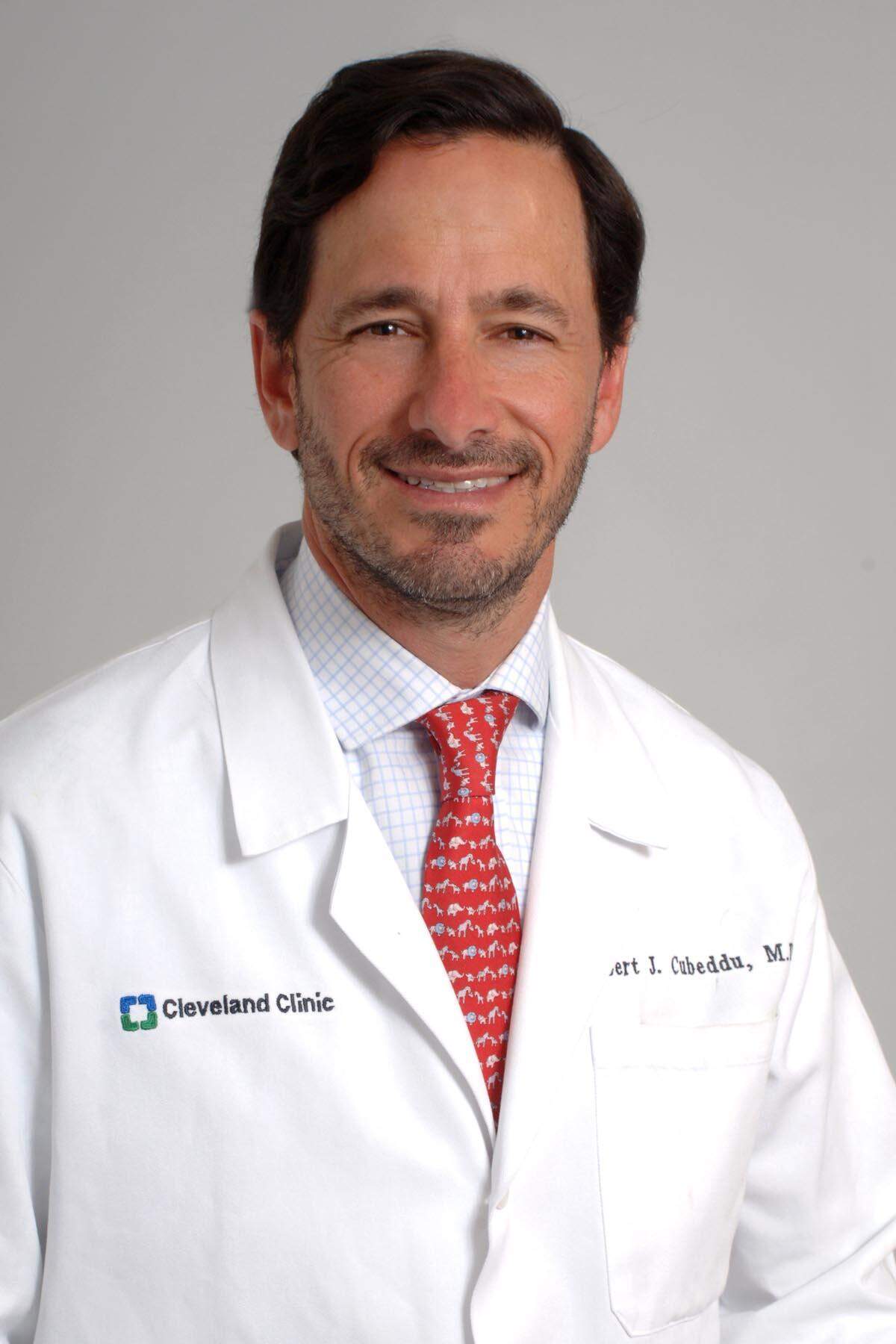 Dr. Robert Cubeddu, interventional cardiologist and chairman of the department of cardiology at Cleveland Clinic of Florida in Weston