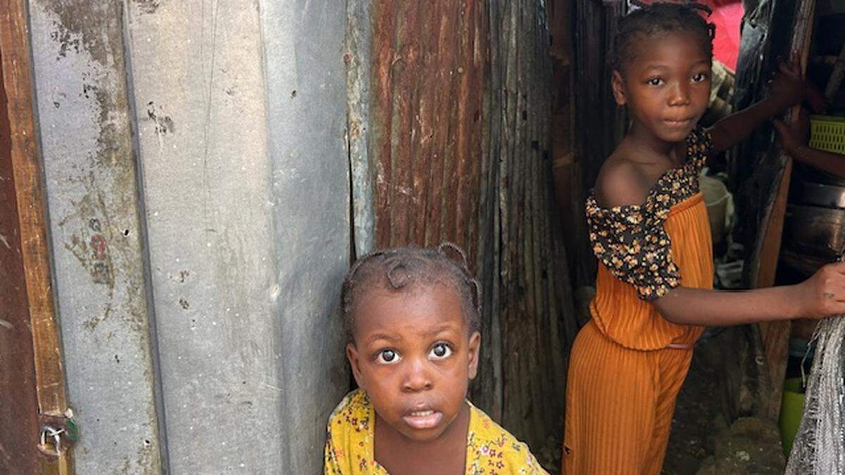 Children account for nearly 40% of the 5,000 internally displaced people inside the grounds of the Ministry of Public Works, Transport and Communication in Port-au-Prince’s Delmas 33.