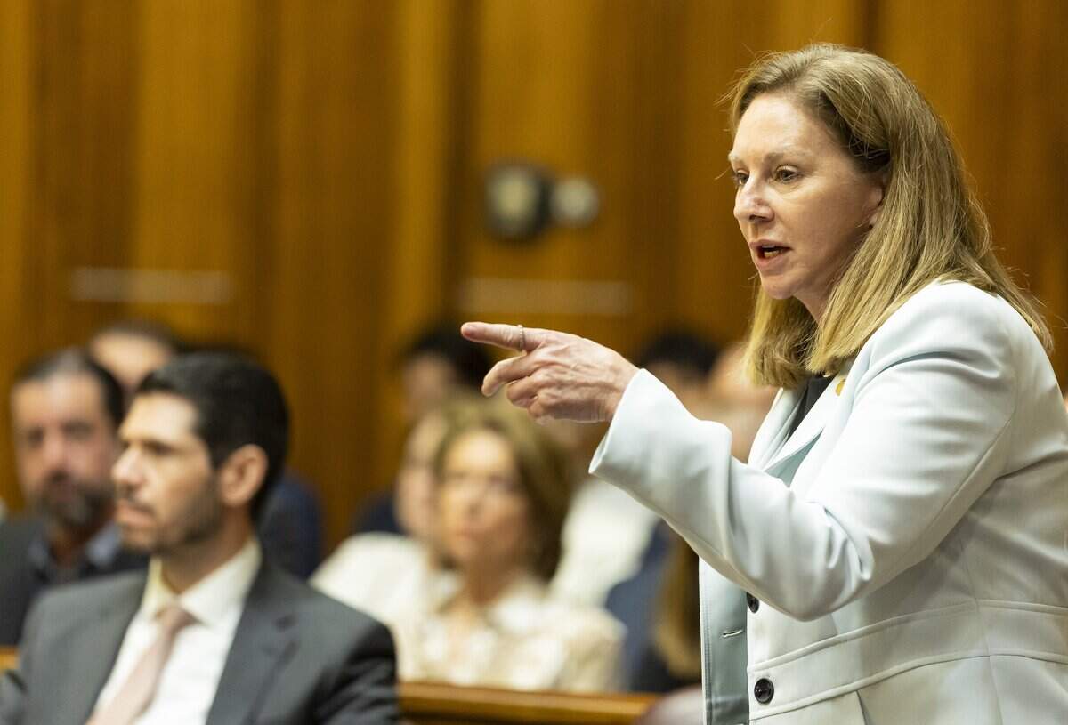 Prosecutor Laura Adams speaks during the George Pino trial at the Richard E. Gerstein Justice Building on Friday, June 12, 2026, in Miami, Fla. Pino is charged in connection to the boat crash that killed 17-year-old Lucy Fernandez in 2022.