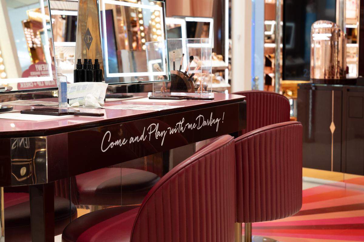 Charlotte Tilbury’s Beauty Wonderland store at Aventura Mall also offers services such as facials, skin treatments and makeovers.