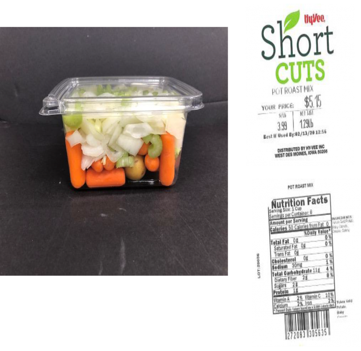 Hy-Vee Short Cuts Pot Roast Mix