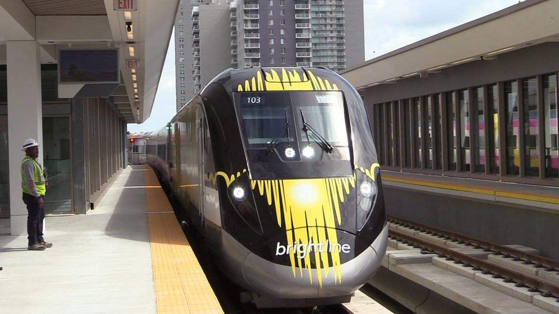 Virgin Trains, formerly known as Brightline, will suspend service at noon Saturday as Hurricane Dorian approaches Florida.
