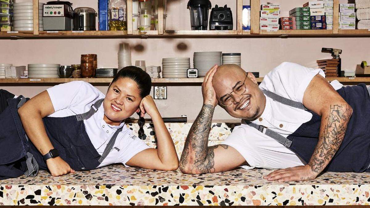 Valerie Chang (left) with her brother Nando Chang. The two started off working together along with their father in a food hall. They have both gone on to open their own concepts. Now Valerie Chang has been named Best Chef: South by the James Beard Foundation.