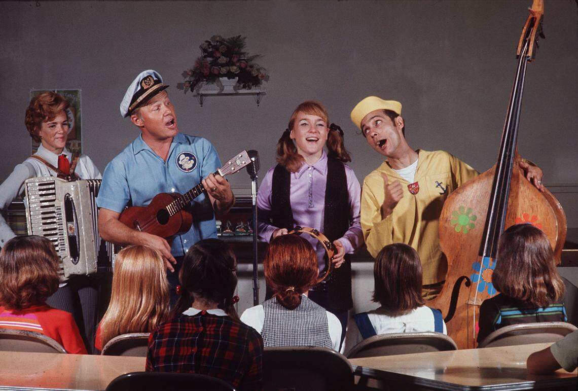 Skipper Chuck and Company: Irene Berman, Chuck Zink, Doreen Bernhardt and Richard Andrews.