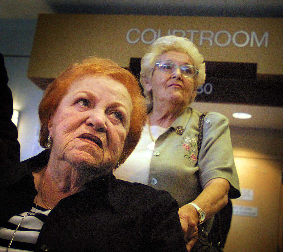Tilly Tooter showed up in court to hear Scott Campbell make a public apology to her for running her off the road in August 2000.