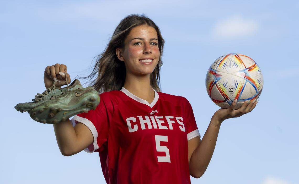 Mia Conard, Cardinal Gibbons High School, Soccer. All-Broward players photographed at Brian Piccolo Sports Park on Wednesday, March 25, 2026, in Cooper City, Fla.