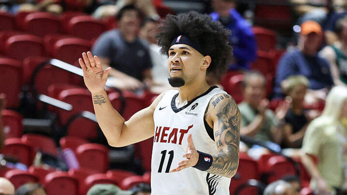 Tre Donaldson working to become next Heat undrafted success story: ‘I’m a workaholic’