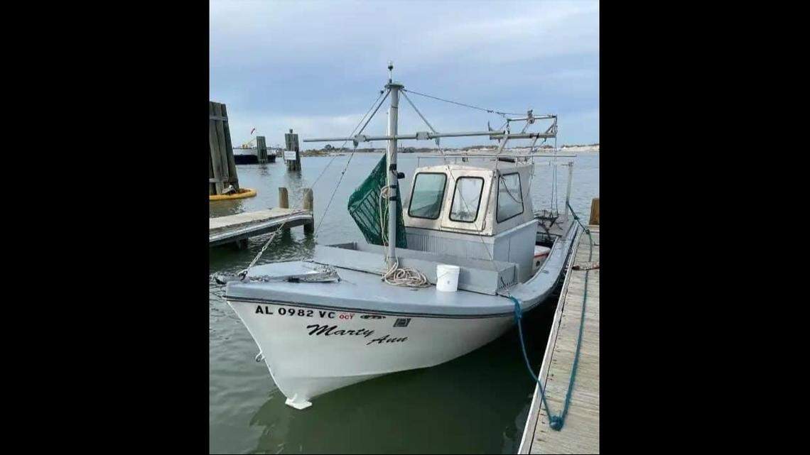 Hunter Slezak, 7, was a passenger on the Marty Ann when the boat met with disaster in the Gulf of Mexico off Alabama, the USCG said.