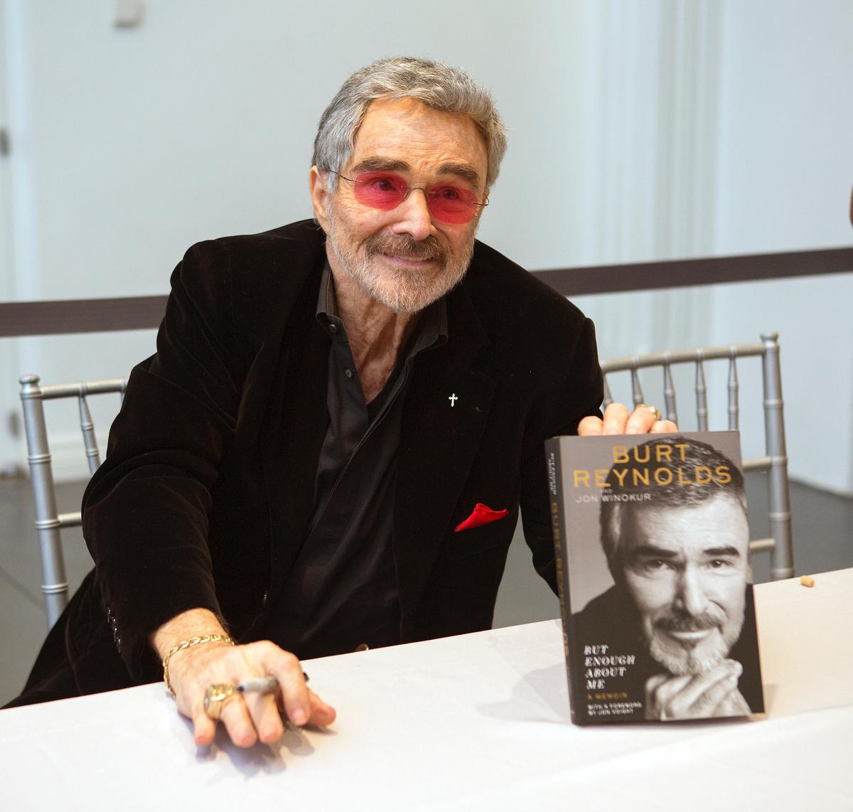 Burt Reynolds during his book signing at Palm Beach Book Festival at Norton Museum of Art in West Palm Beach on April 2, 2016.