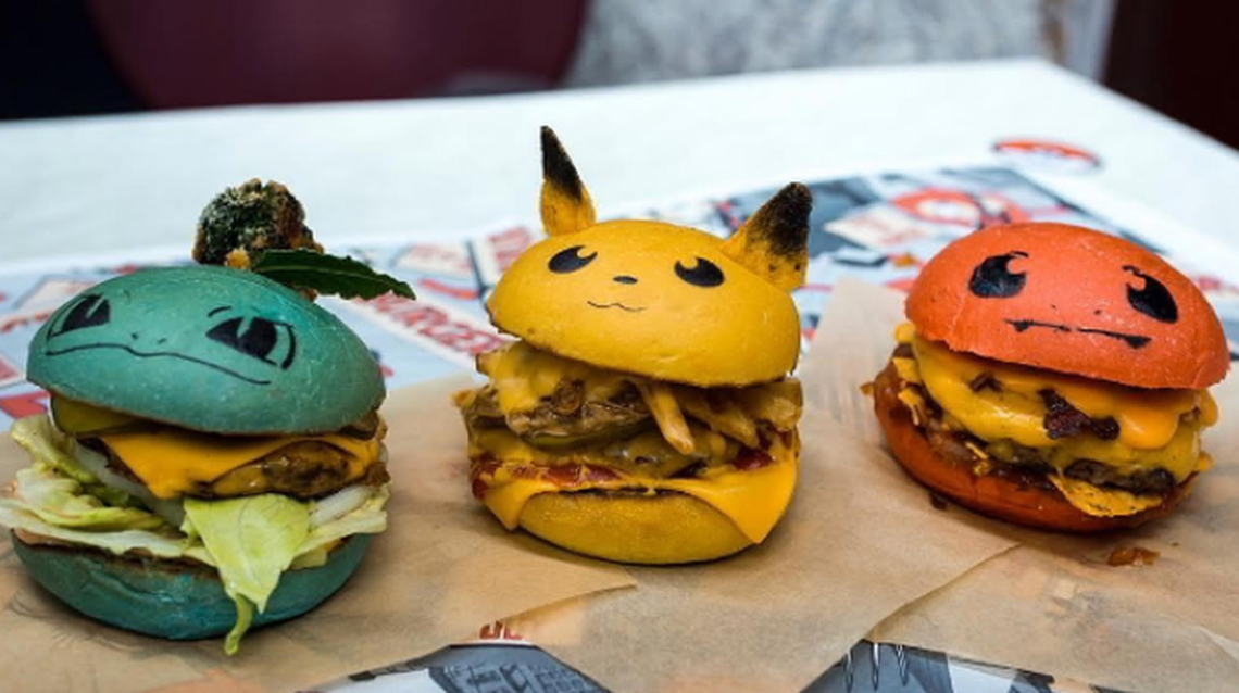 Each ticket includes a Pokemon-inspired burger and cocktail. Who knows, you might get Bulbasaur, Pikachu or Charmander?