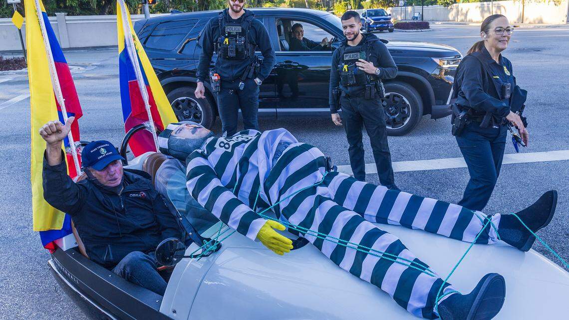 See Miami’s Venezuelan exile community celebrate the capture of Maduro