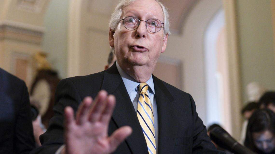 Senate Minority Leader MItch McConnell kept Republicans united against Democrats’ voting-rights bill.