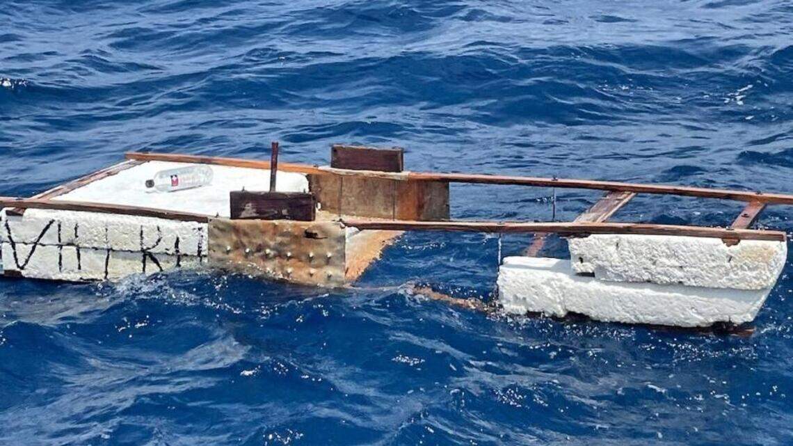 Man traveling on raft from Cuba saved, Coast Guard says. Three others died on the journey