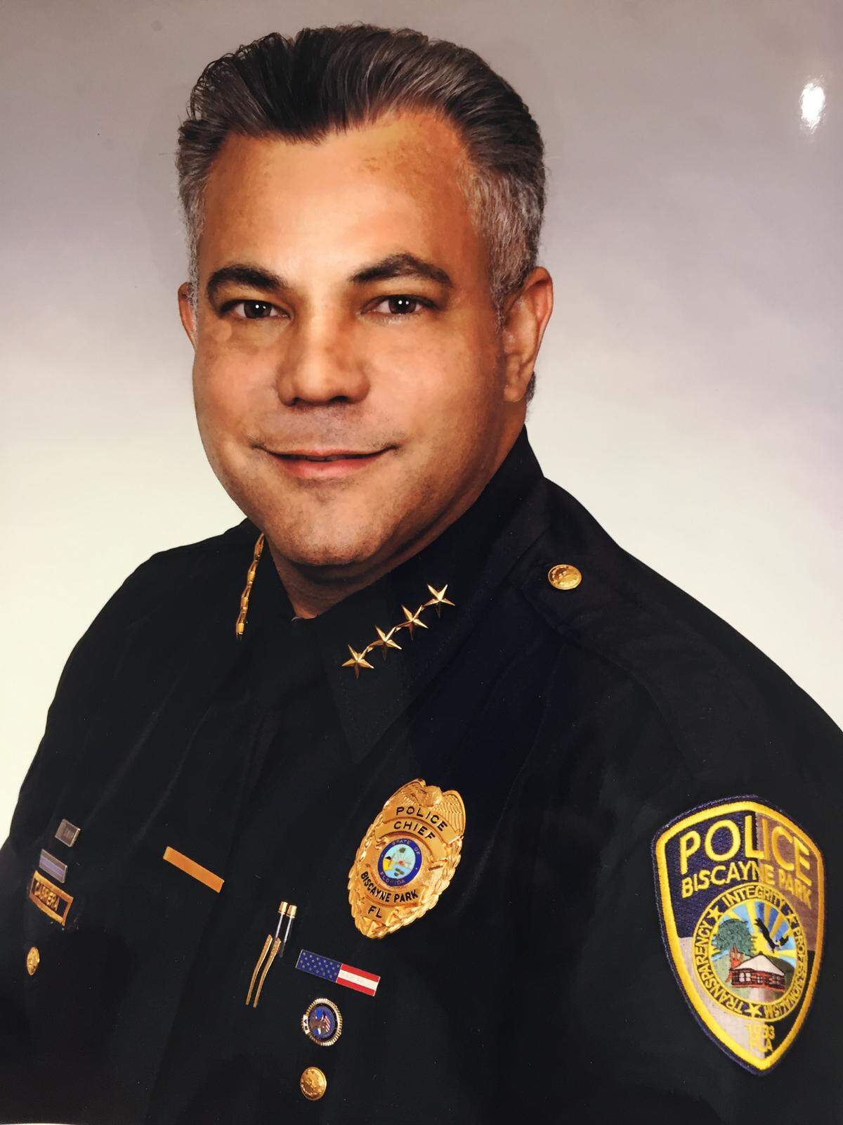 Biscayne Park Police Chief Luis Cabrera