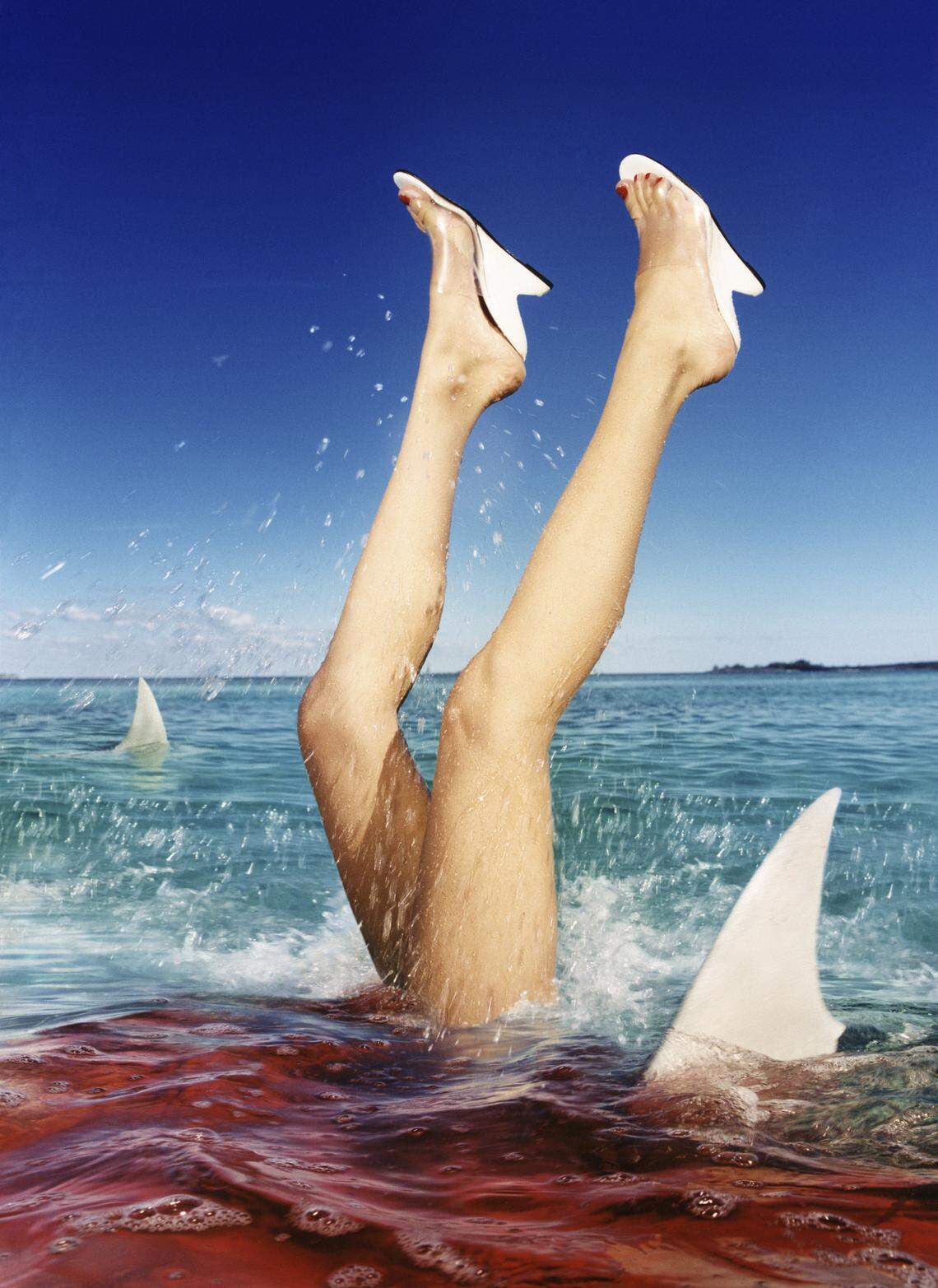 Photographs by David LaChapelle including “Shoes to Die For” will be on display at Visu Gallery in Miami Beach.